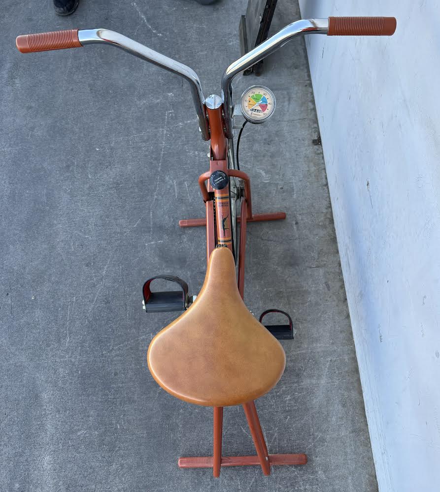 Vitamaster Roto vintage orange cycle exercise bike