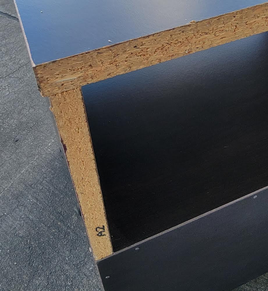 tv stand cabinet 2 drawers dark wood