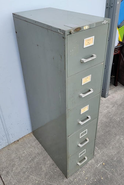 Globe-wernicke Green/grey vertical file cabinet