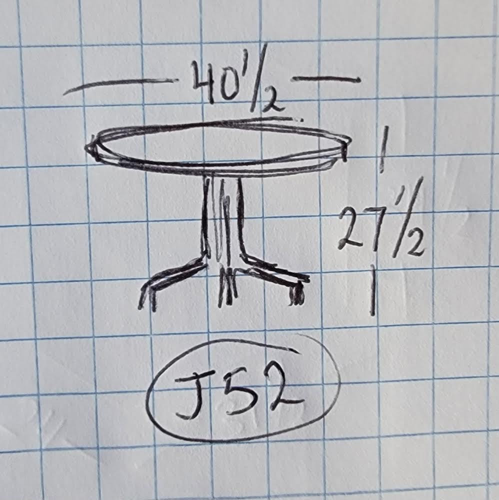 Patio set round table and 4 chairs white metal