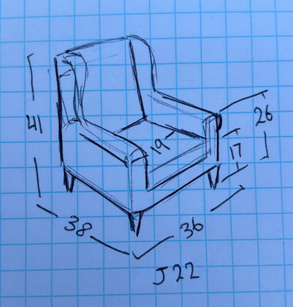 Striped armchairs (2)