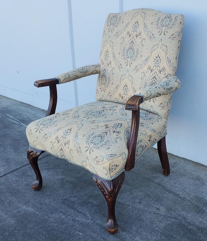 antique/vintage armchair tan/ beige