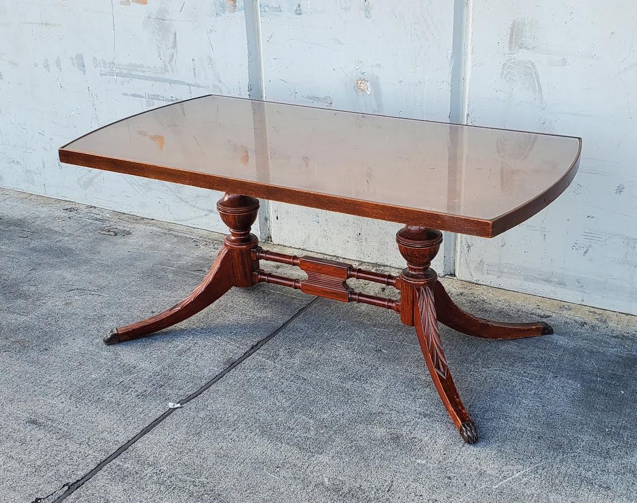 Mersman coffee table dark wood