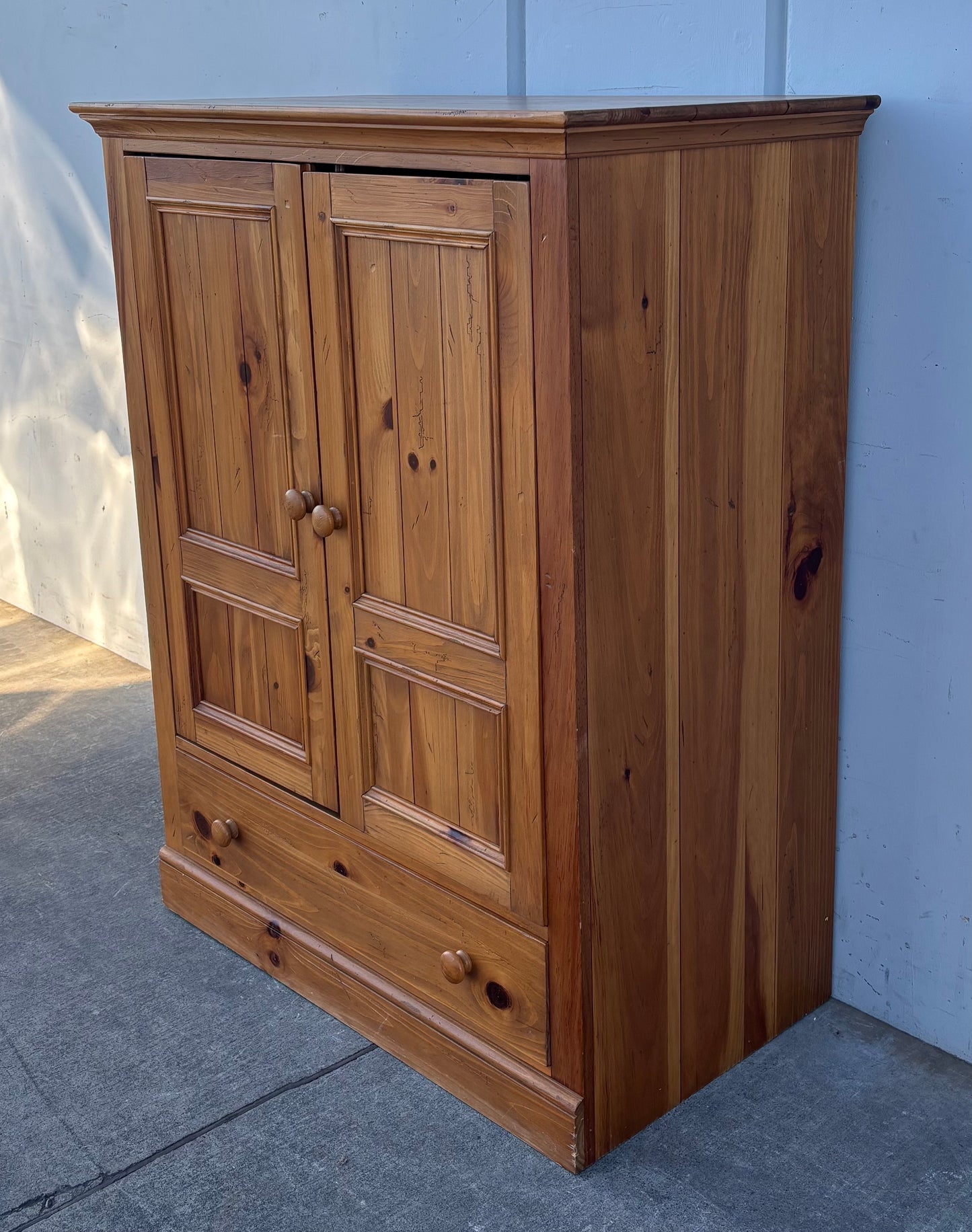 Entertainment center cabinet armoire