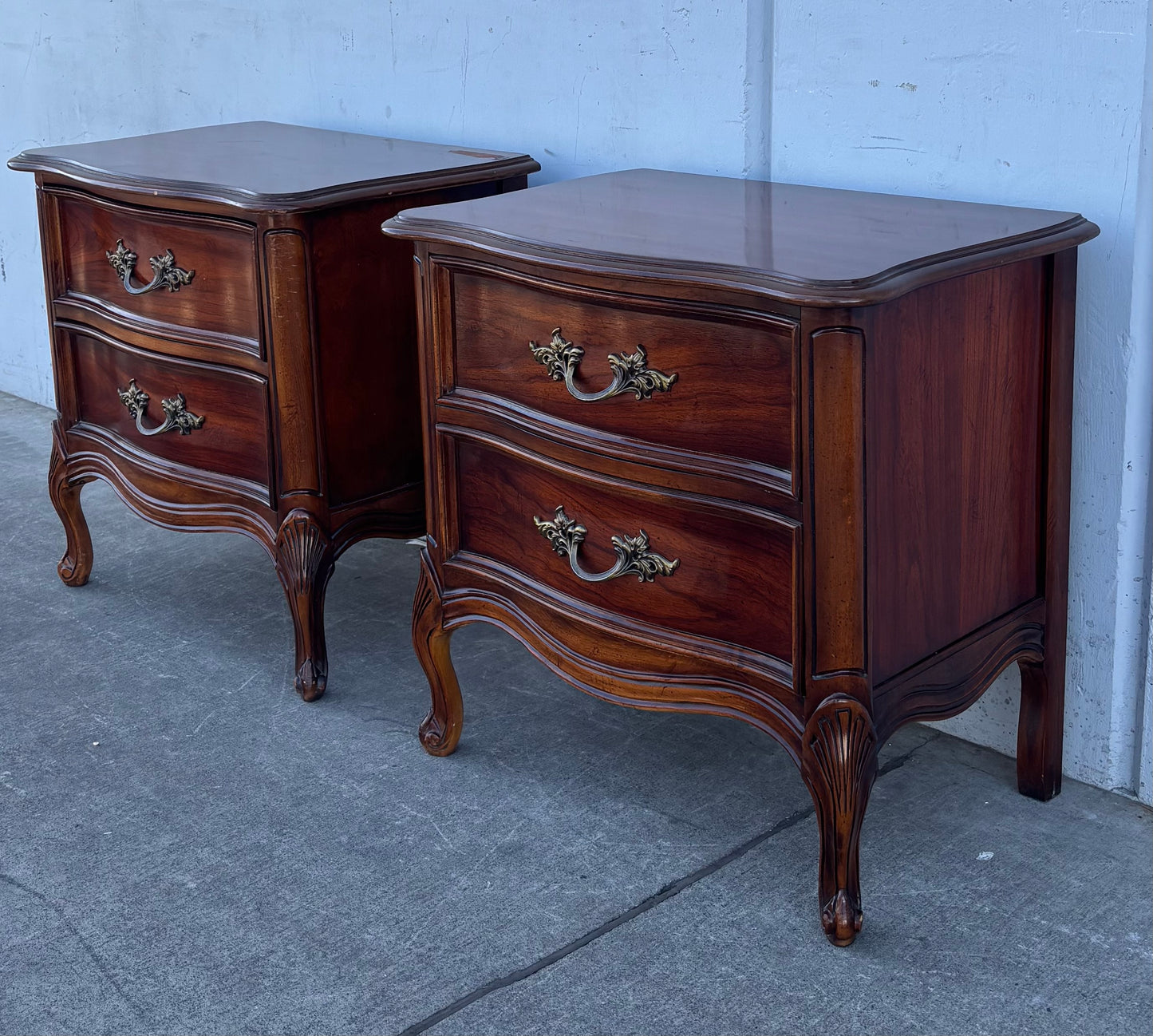 Dixie nightstands/ bed side tables dark wood