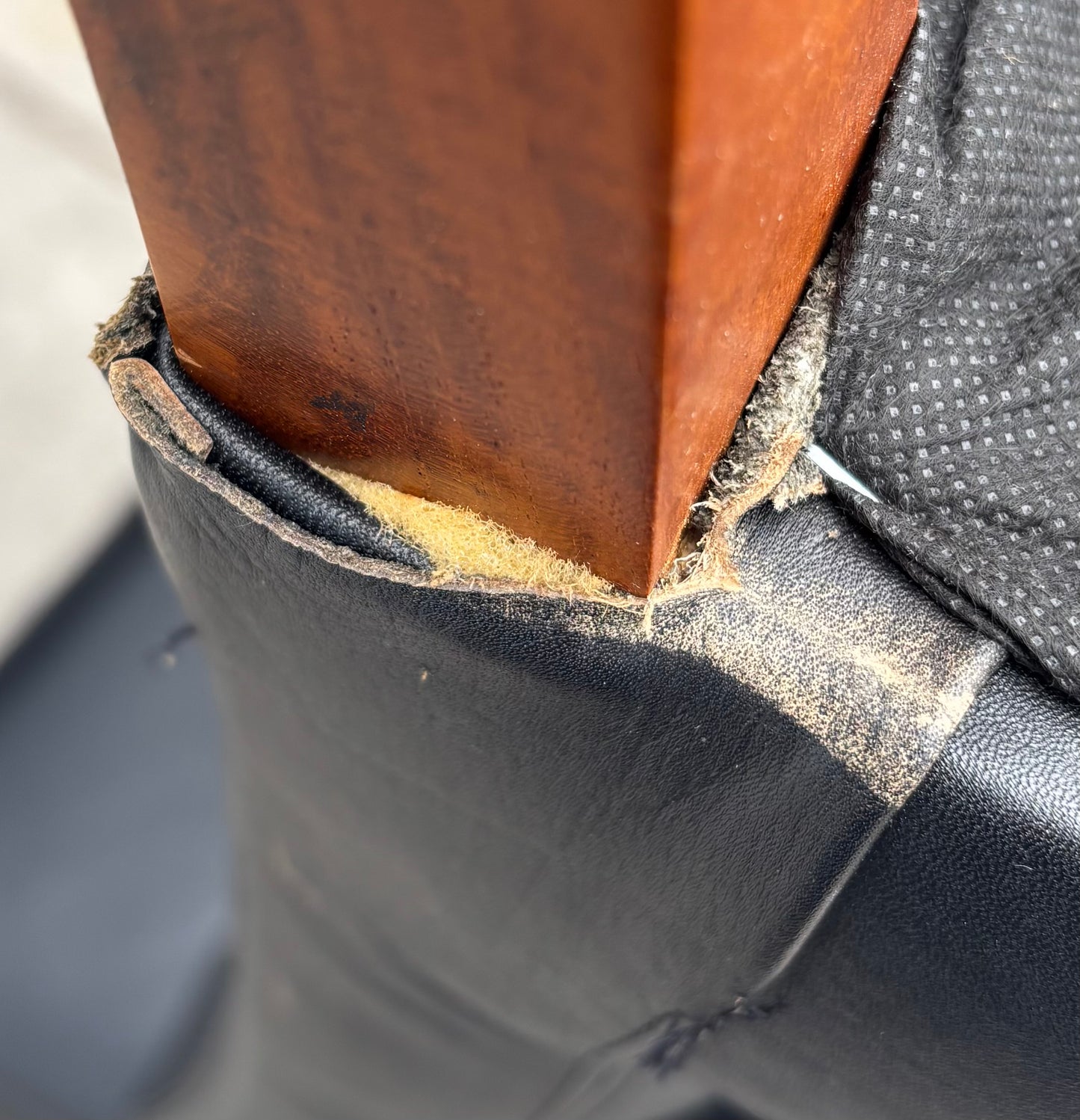 Black dining side chairs (8)