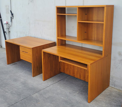 Danish teak 2 desks one with hutch Jesper