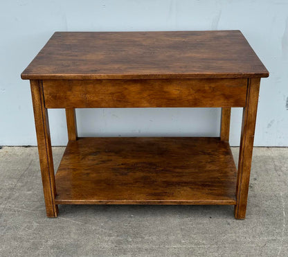 Mid Century Walnut Accent Table End Table