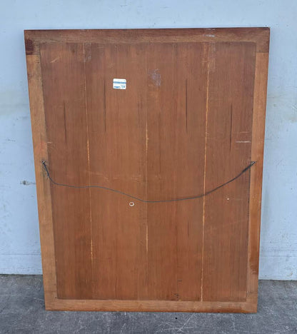 Large Wooden Framed Antique Mirror