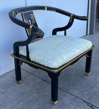 James Mont 1970's Century Lacquer Ming Chair Antique Vintage