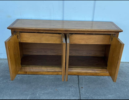 Antique Wood Buffet Cabinet