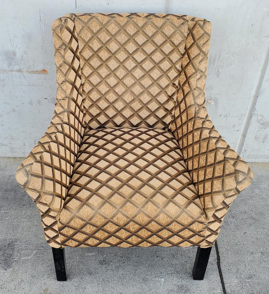 tan / beige antique /vintage armchair