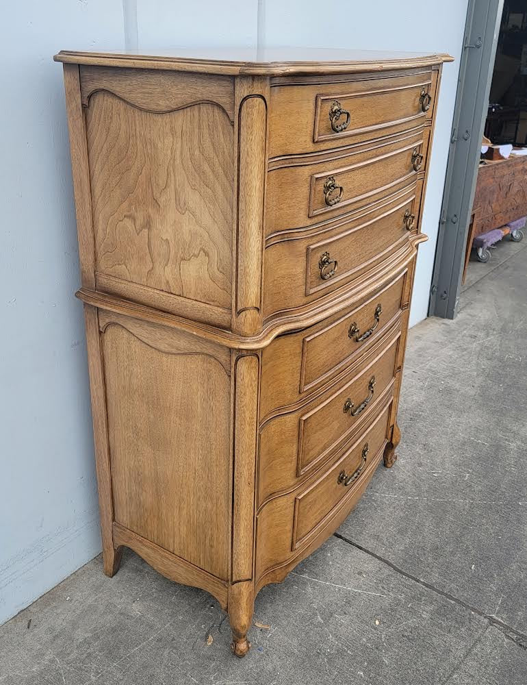 Highboy dresser/ chest of drawers French style vintage