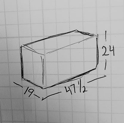 Light wood chest