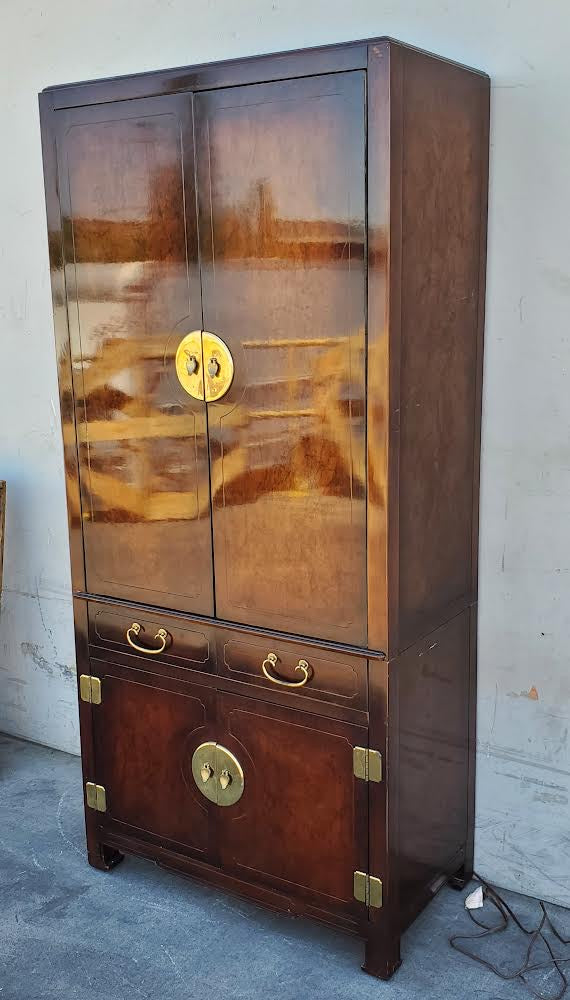 American Of Martinsville asian chinoiserie style armoire/tv cabinet