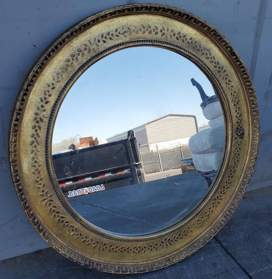 Raj Circle large mirror cecle grand gold Bombay