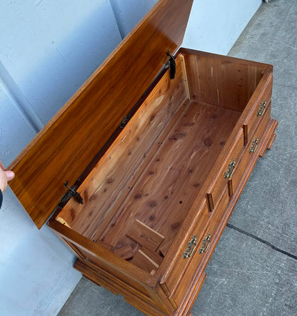 Vintage Wood Storage Trunk/Chest