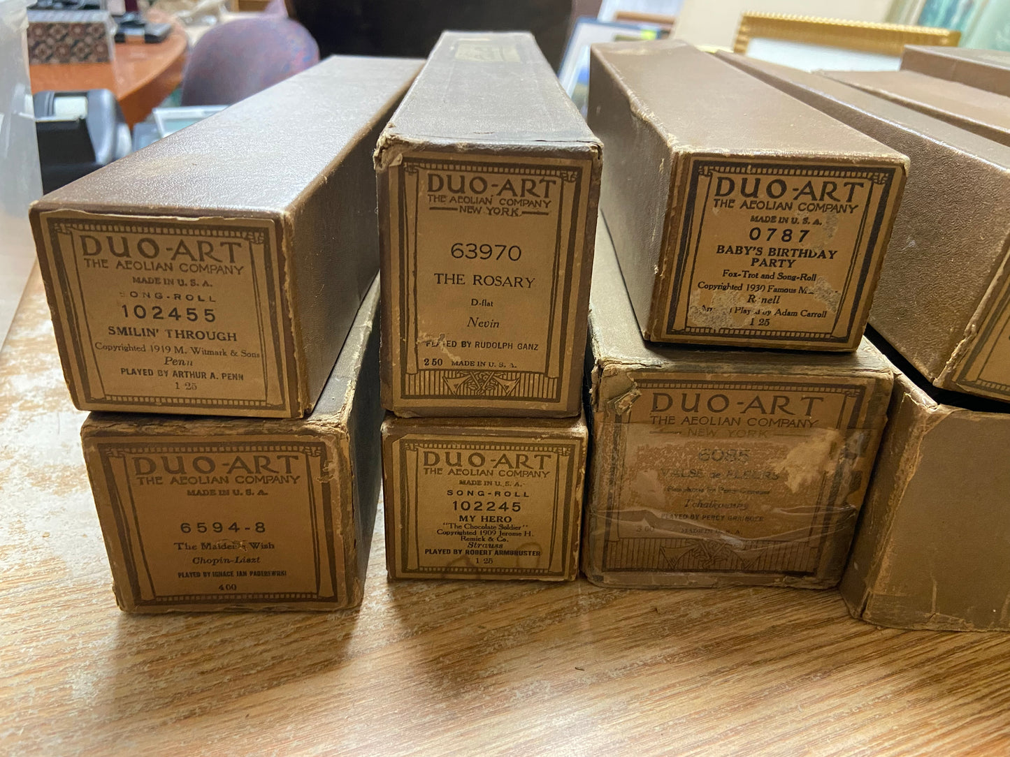antique/vintage piano rolls (12 available)