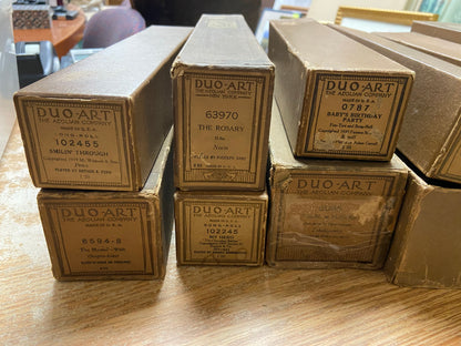 antique/vintage piano rolls (12 available)