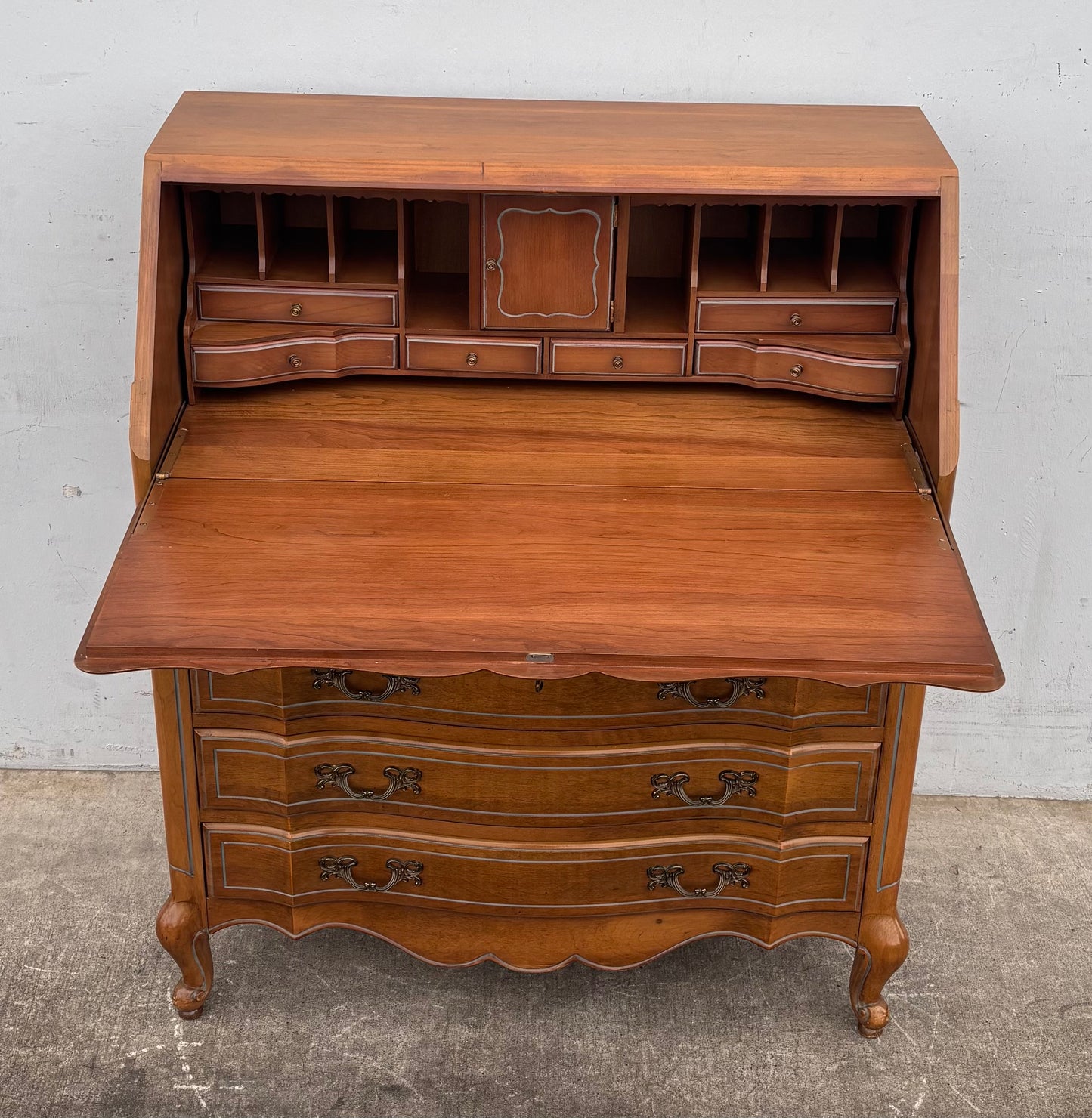 Antique/vintage Maddox secretary desk drop front