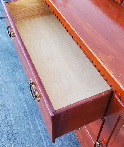 mahogany dresser/ chest if drawers/ sideboard server antique/ vintage