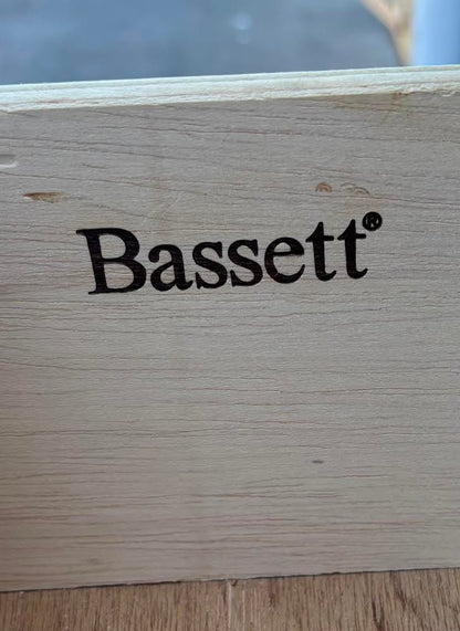 Bassett Tall Cherry Dresser Dark Wood
