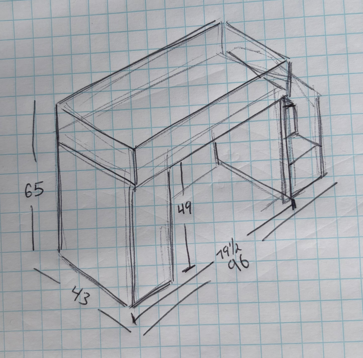 Nestfair twin wood loft bed frame storage with desk (no chair)