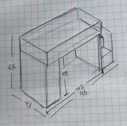 Nestfair twin wood loft bed frame storage with desk (no chair)