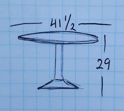 vintage tulip white round dining table mid century modern