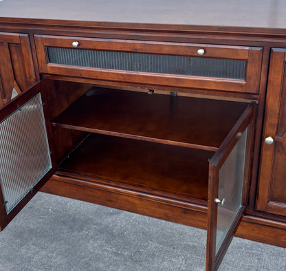 Dark wood sideboard/ buffet tv cabinet