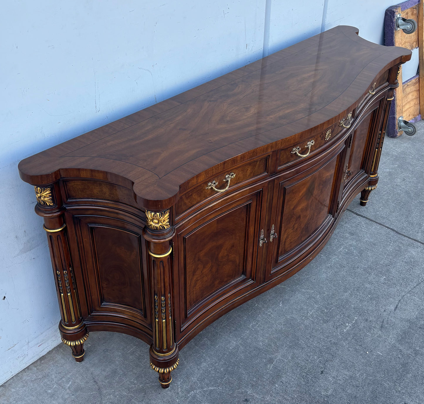 Karges sideboard/ buffet credenza cabinet dark wood