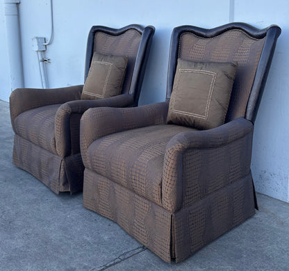 A. R. T. Brown armchairs