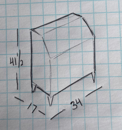 Antique/vintage Maddox secretary desk drop front