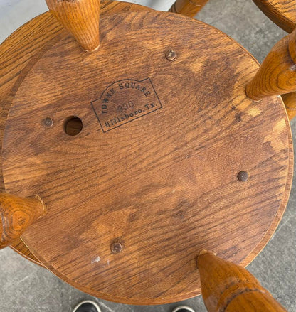 5 Vintage Rustic Amish Barstools Farmstyle Towne square