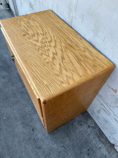 aspen furniture light wood file/ storage cabinet