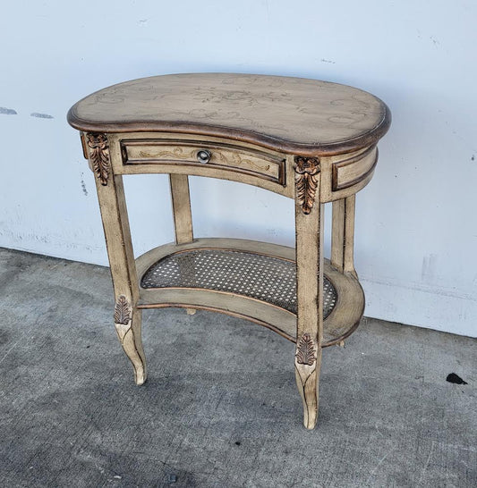 antique/ vintage kidney shaped end/ side table