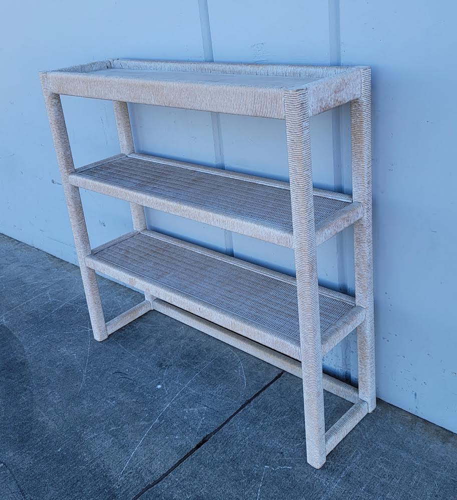 Wicker bookcase/ bookshelf