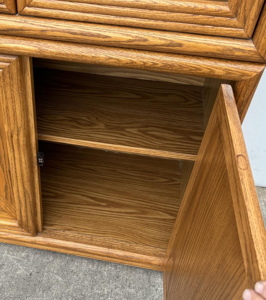 Vintage Mid Century Modern Hutch