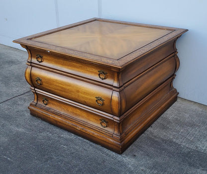 Weiman wood antique end/side table