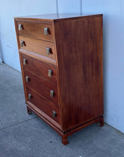 Five-Drawer Chests Mahogany Dresser