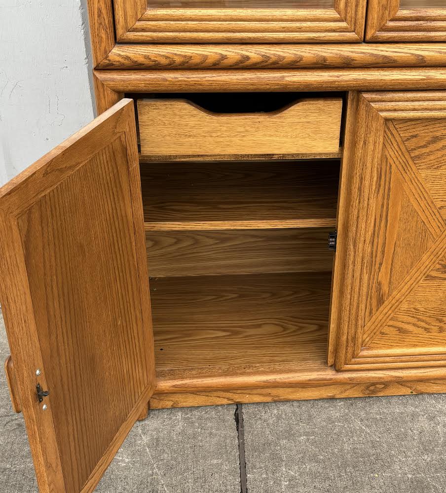Vintage Mid Century Modern Hutch
