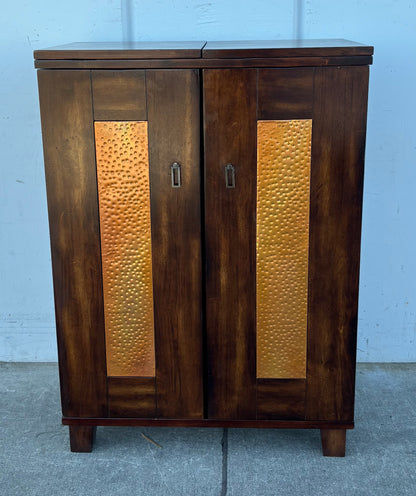 Dark wood buffet/ server cabinet