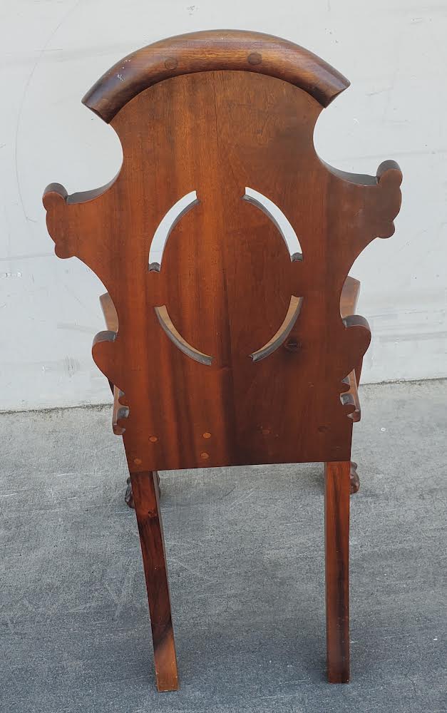 thesen of knysna Africa dining side/hall chair carved