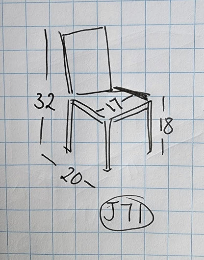 Leg o matic folding side chairs ebony