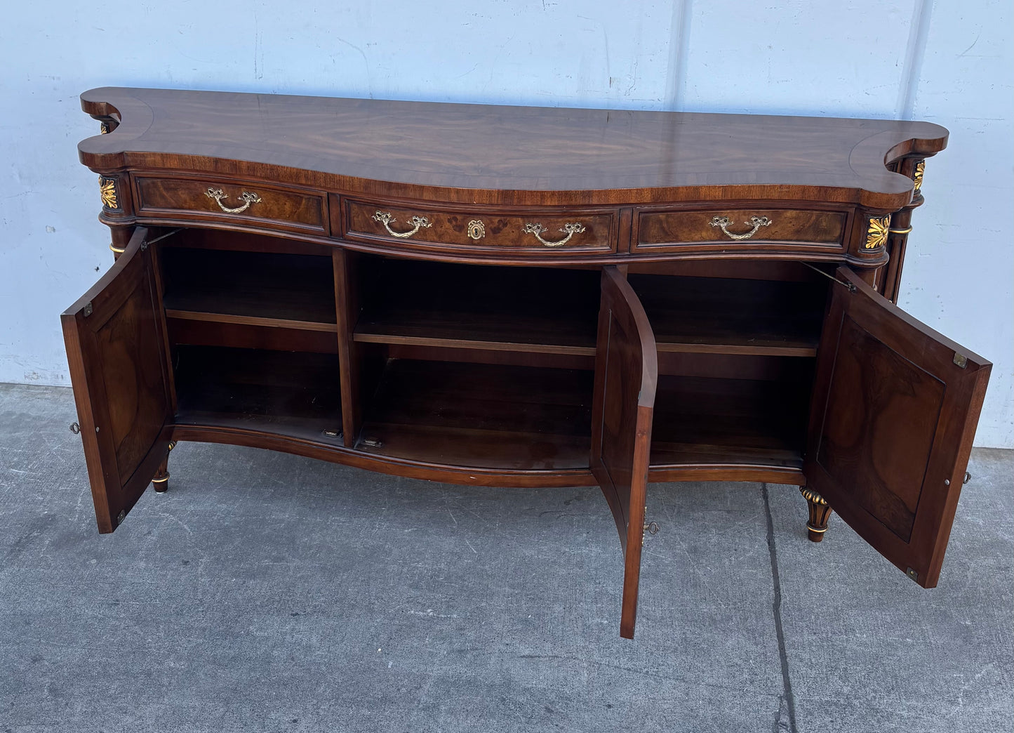 Karges sideboard/ buffet credenza cabinet dark wood