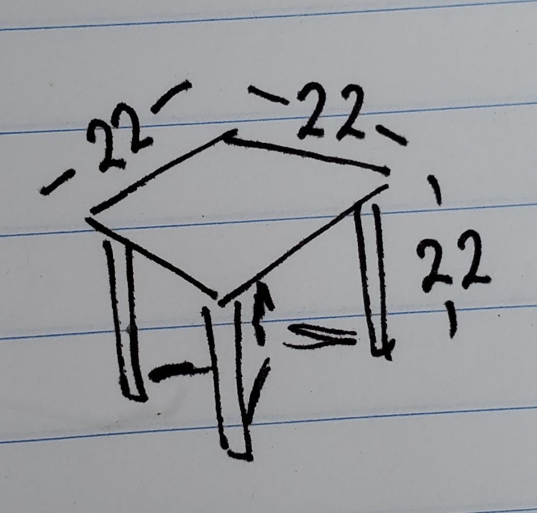 Glass top end/side table faux bamboo
