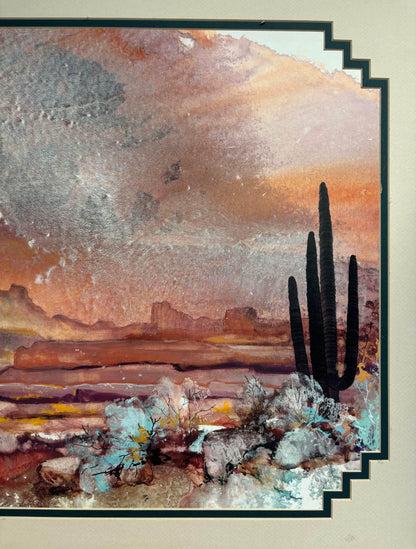 Framed Desert Dusk Print