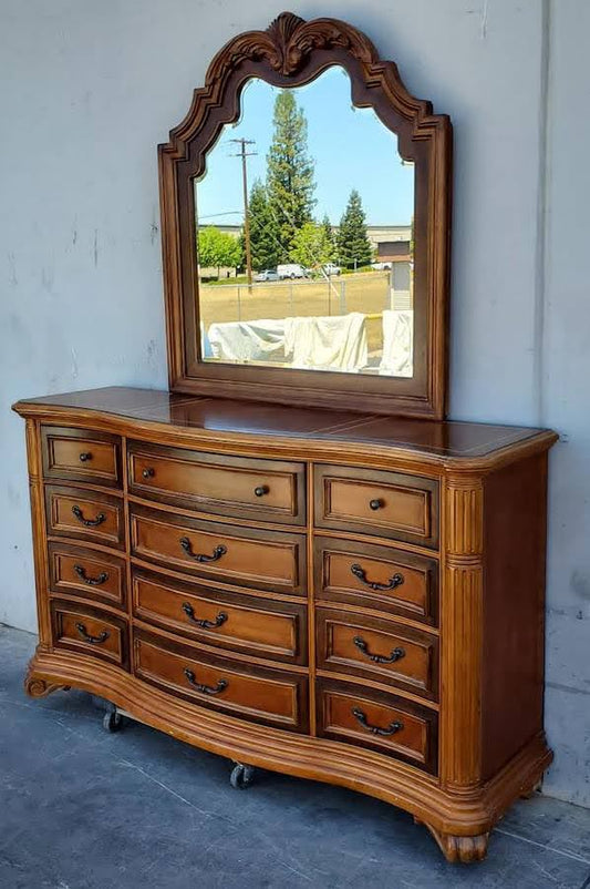 Chris Madden dresser/sideboard /buffet with mirror