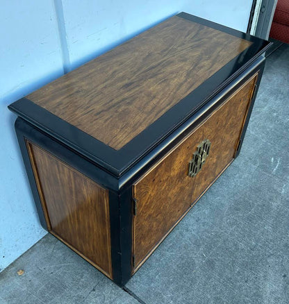 Vintage Chinoiserie Serving Table/Buffet/ cabinet- Lacquered