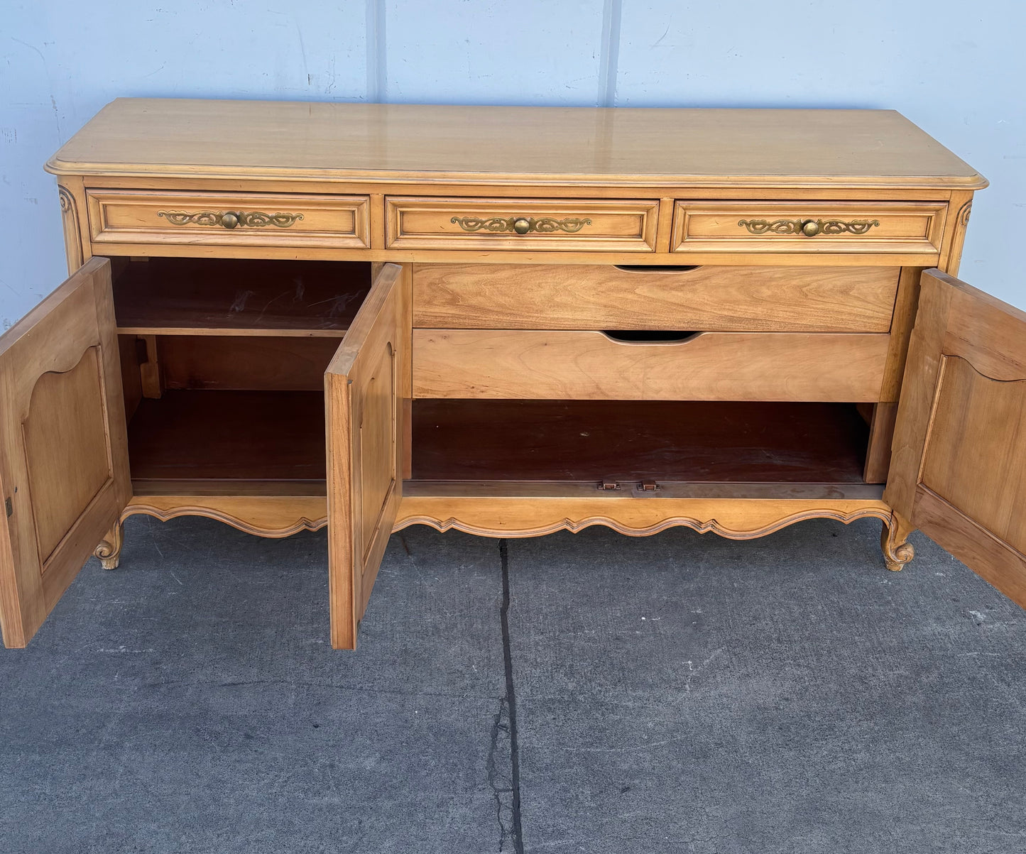 Metz made furniture Light wood sideboard/ buffet credenza dresser
